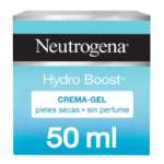 Crema facial en gel con hydro boost de Neutrogena, ideal para tu kit de maquillaje