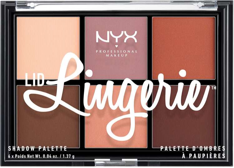 Paleta de sombras Lingerie, de las mejores marcas de maquillaje profesional