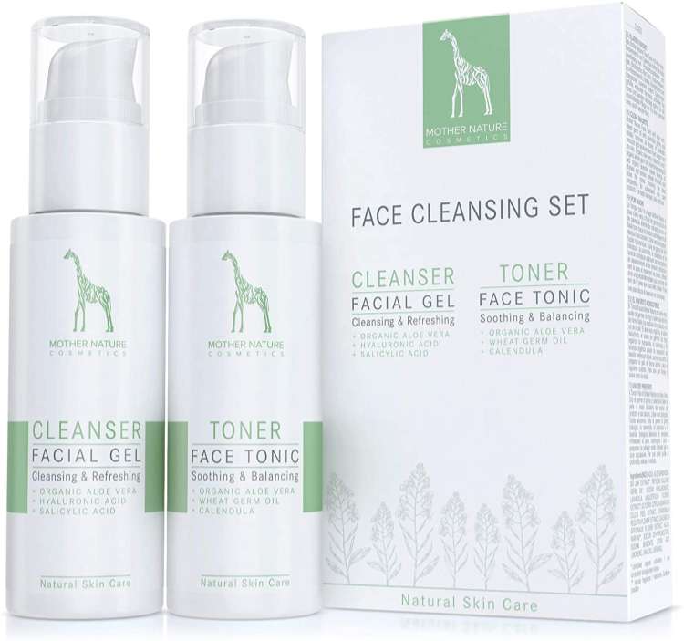 Set de limpieza facial, productos para cuidar la piel