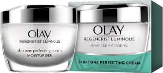 Crema de día hidratante de Olay, para prerpar la piel y conseguir un maquillaje perfecto