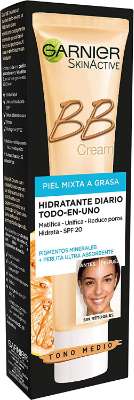 Crema BB matificante de garnier, ideal para un maquillaje natural