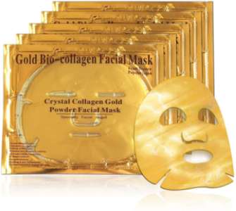 Mascarilla hidratante facial de oro 24k