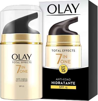 Hidratante facial anti edad de la marca Olay