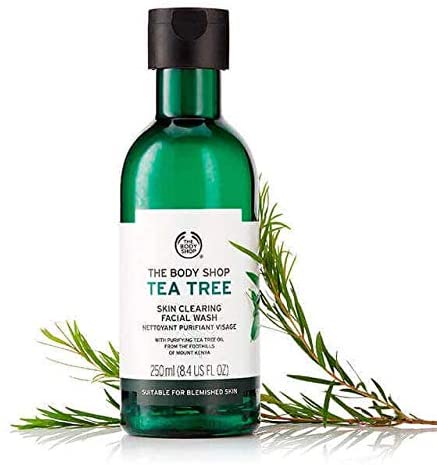 The Body Shop, Tea Tree Skin Clearing Facial Wash, ideal para una limpieza facial casera