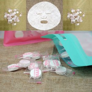 100 piezas piel cuidado papel Facial, mascarillas hidrantantes casera