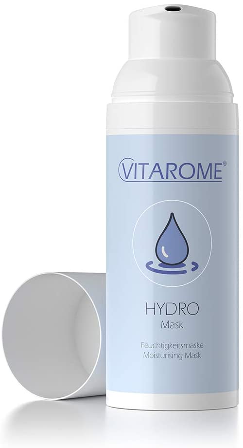 Mascarilla facial HYDRO con vitamina E, pantenol, áloe vera y ácido hialurónico