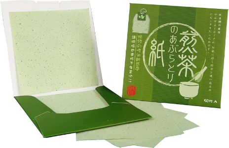 Papel absorbente de aceite facial