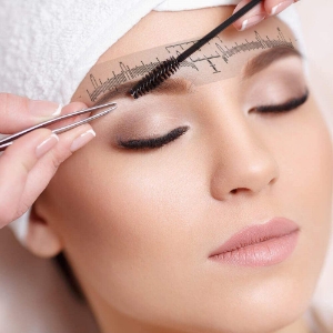 Herramienta Medida Ceja Microblading Plantilla pegatina