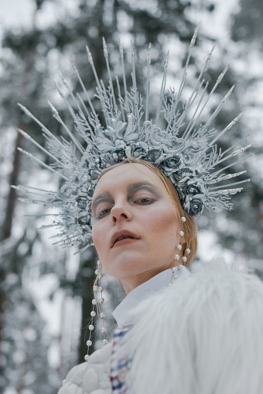 Maquillaje para disfraz de reina de hielo